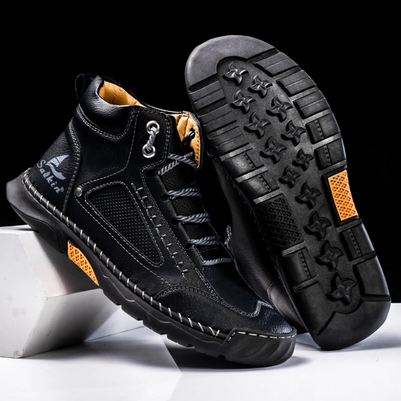 Chaussures montantes en cuir St. Moritz