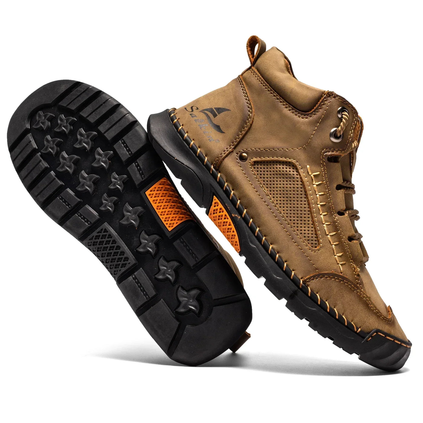 Chaussures montantes en cuir St. Moritz