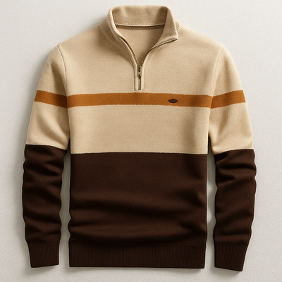 ELSTON HERITAGE | Pull Quarter-Zip Homme
